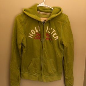 Hollister Women’s Full Zip Sweatshirt ‘Del Mar’. Size Large.